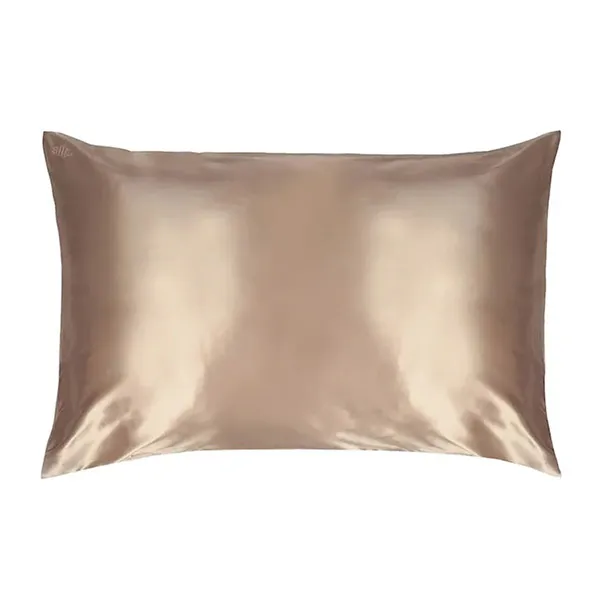 Vỏ Gối Lụa Slip Silk Pillowcase - Standard/Queen Màu Nâu Caramel - Chăn - Gối - Vua Hàng Hiệu