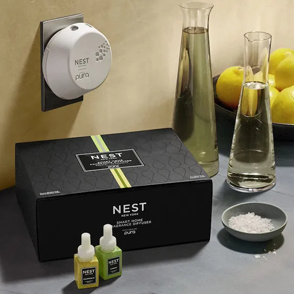 Bộ Khuếch Tán Hương Thơm Nest New York - Pura Smart Home Fragrance Diffuser - Máy khuếch tán hương thơm - Vua Hàng Hiệu