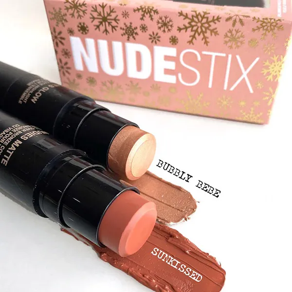 Bộ Sản Phẩm Phấn Má Hồng Dạng Thỏi Nudestix Glowy Nude Skin 2pcs - Trang điểm - Vua Hàng Hiệu