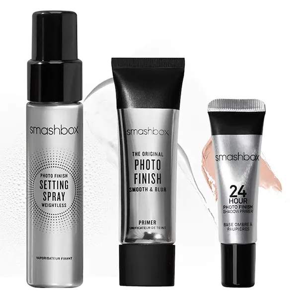 Bộ Trang Điểm Mini Smashbox Prep & Set For Face & Eyes 3 Sản phẩm