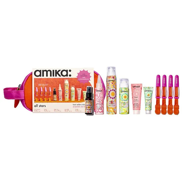 Bộ Sản Phẩm Chăm Sóc Tóc Amika All Stars Best-Sellers Starter Set 6 Món - Chăm sóc tóc - Vua Hàng Hiệu