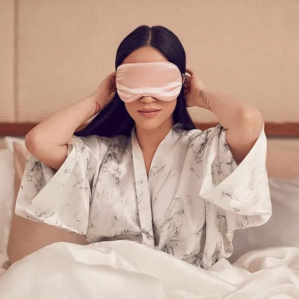 Mặt Nạ Ngủ Bịt Mắt Lụa Slip Silk Sleepmask Màu Hồng Nhạt - Bịt mắt - Vua Hàng Hiệu