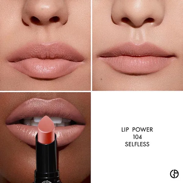 Set Son Giorgio Armani Beauty Lip Power Long Lasting Satin Lipstick Duo - Son Môi - Vua Hàng Hiệu