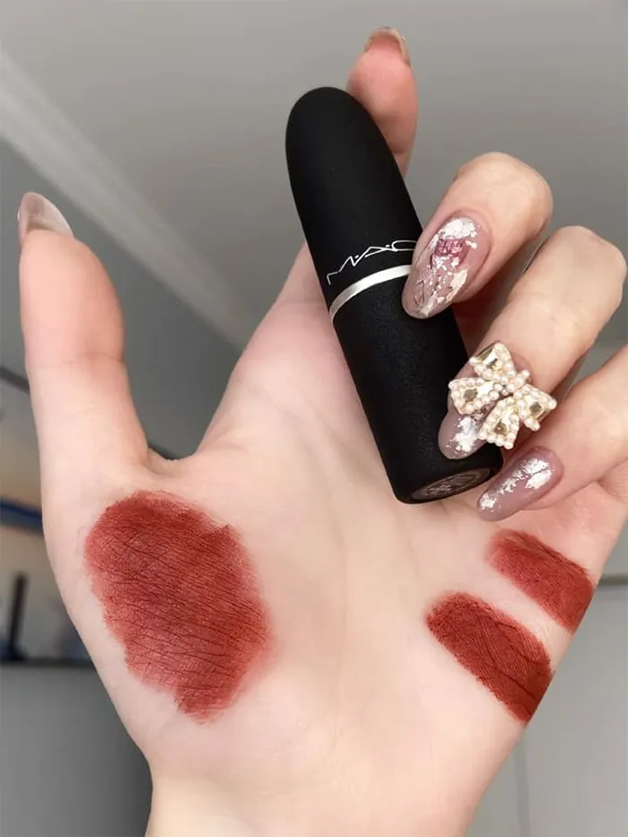 Son Mac 925 Powder Kiss Marrakesh-Mere Màu Đỏ Đất - Son Môi - Vua Hàng Hiệu