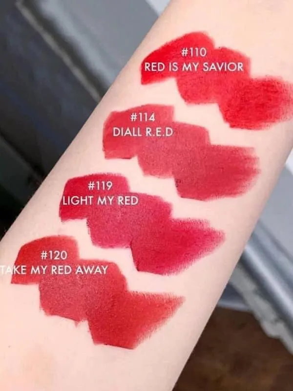 Son Yves Saint Laurent YSL Slim 120 Take Red Away Vỏ Đỏ – Wild Collectors Màu Đỏ Ánh Cam