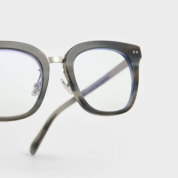 Kính Mát Nữ Charles & Keith CNK Acetate Square 51280469 Màu Xanh - Xám
