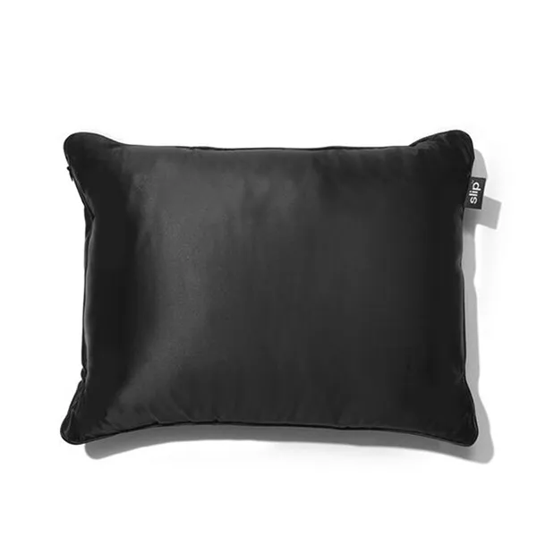 Combo Gối + Mặt Nạ Ngủ Lụa Slip Beauty Sleep To Go Màu Đen - Chăn - Gối - Vua Hàng Hiệu