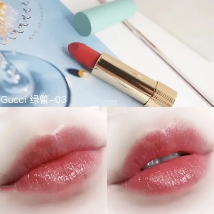 Set Son Gucci Rouge À Lèvres Voile + Balm Lip (3x3.5g)