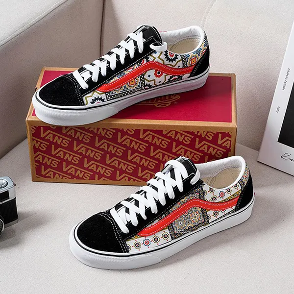 Giày Sneakers Vans Style 36 Moroccan Tile Check Phối Màu