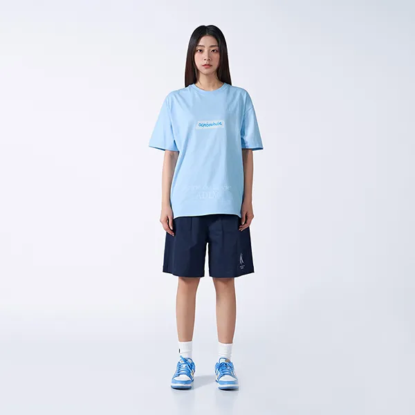 Áo Phông Acmé De La Vie ADLV Tshirt Teddy Bear Doll Collage Short Sleevet-Shirt Sky Màu Xanh Blue