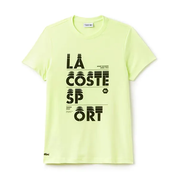 Áo Phông Lacoste Erkek Sarı T-Shirt Th3322 PX5 Màu Xanh Nõn Chuối Size M