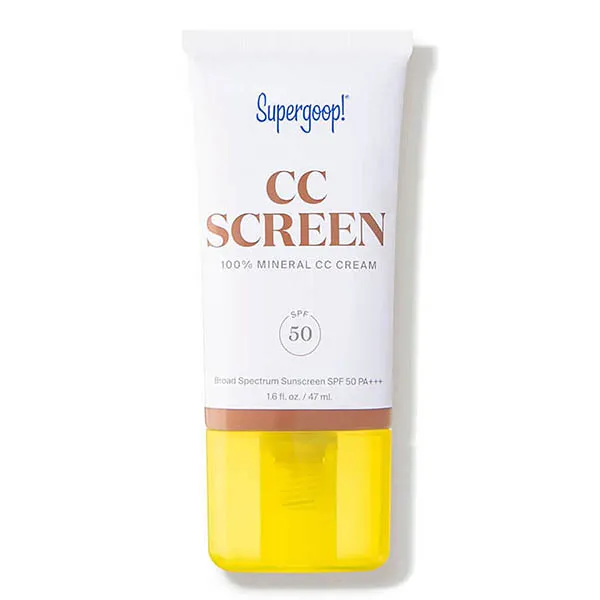 Kem Chống Nắng Supergoop! CC Screen 100% Mineral CC Cream SPF 50 47ml - Kem chống nắng - Vua Hàng Hiệu