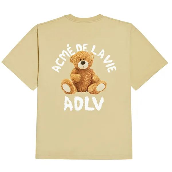 Áo Phông Acmé De La Vie ADLV Tshirt Baby Face – Teddy Bear Màu Beige
