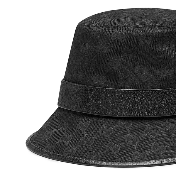 Mũ Gucci GG Canvas Bucket Hat Màu Đen Size S - 4