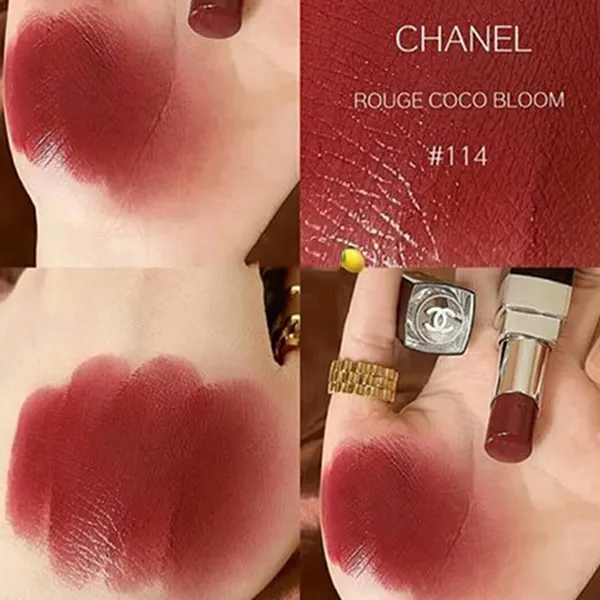 Mua Son Chanel Rouge Coco Bloom 114 Glow Màu Đỏ Mận chính hãng, Son dưỡng  cao cấp, Giá tốt