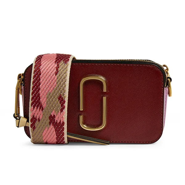 Túi Đeo Chéo Marc Jacobs Snapshot Màu Đỏ Hồng