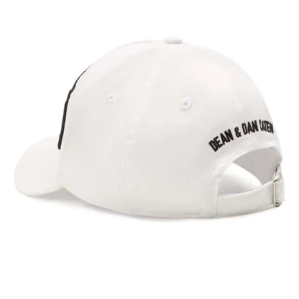 Mũ Dsquared2 Icon Baseball Cap Màu Trắng - Mũ nón - Vua Hàng Hiệu