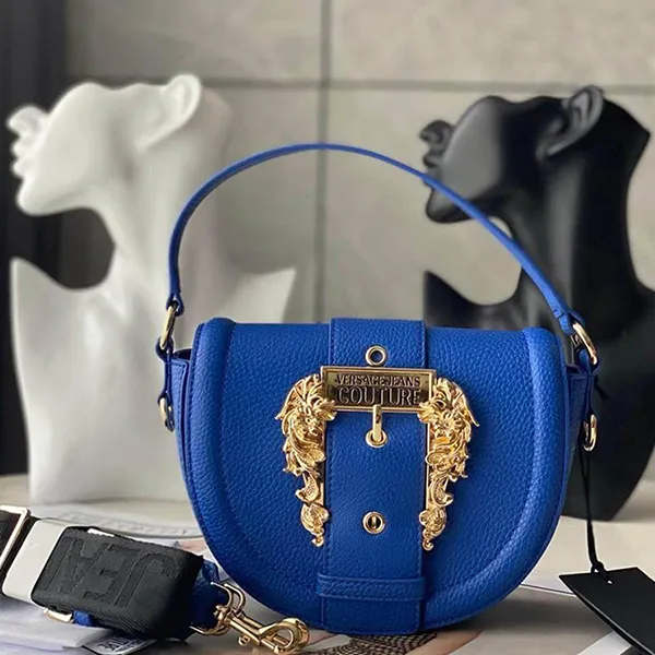 Túi Cầm Tay Versace Jeans Couture Ladies Mini Bag Màu Xanh Blue