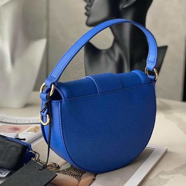 Túi Cầm Tay Versace Jeans Couture Ladies Mini Bag Màu Xanh Blue