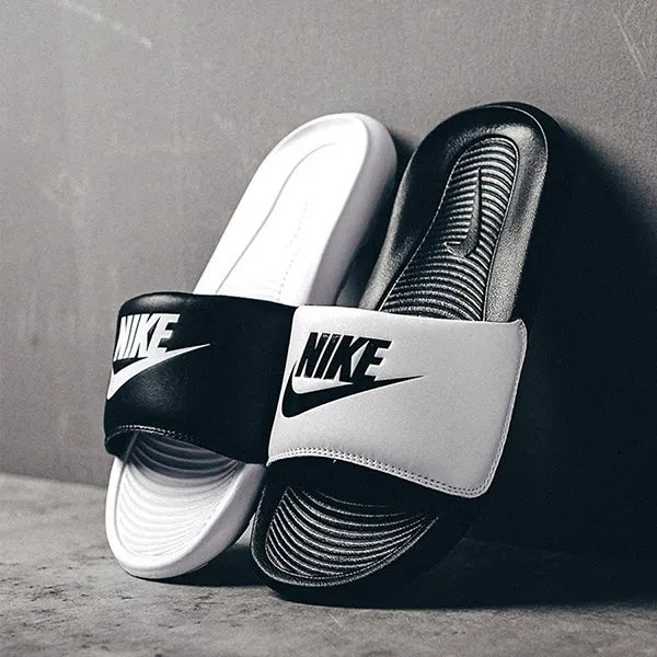 Dép Nike Victori One Slide Mix White Black DD0228-100 Màu Đen Trắng Size 41
