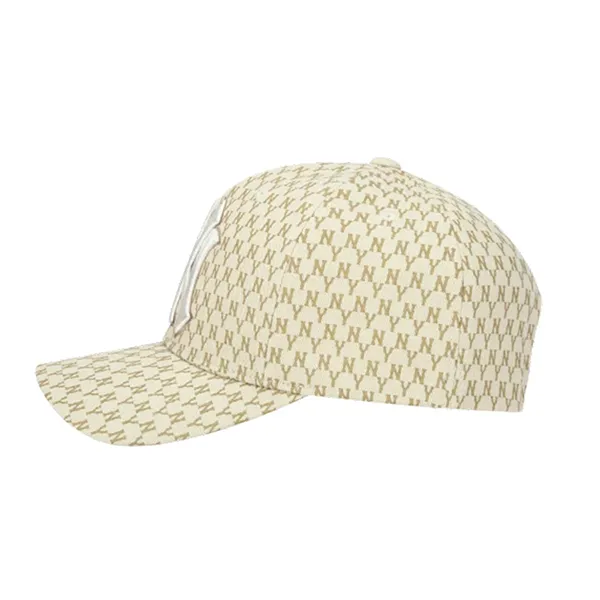 Mũ MLB NY Monogram Milk 32CPFB111-50B Màu Be