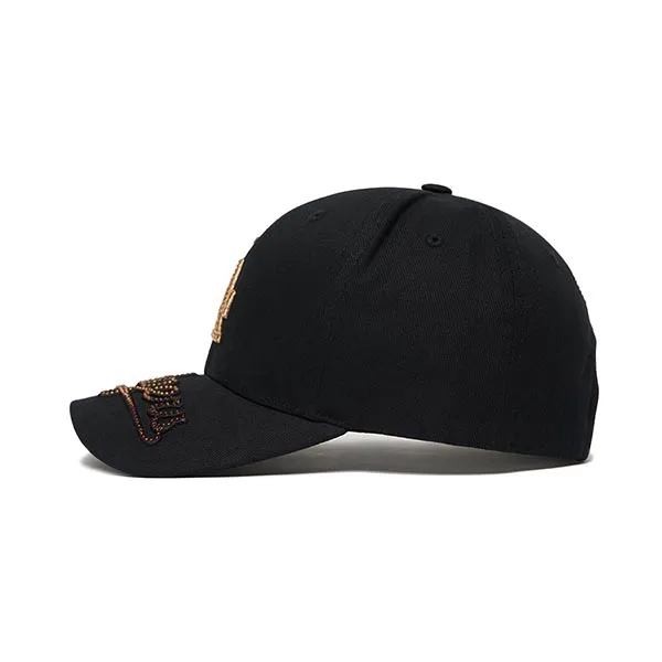 Mũ MLB Gradient Crystal Lettering Structure Ball Cap LA Dodgers 3ACP0431N-07GOS Màu Đen