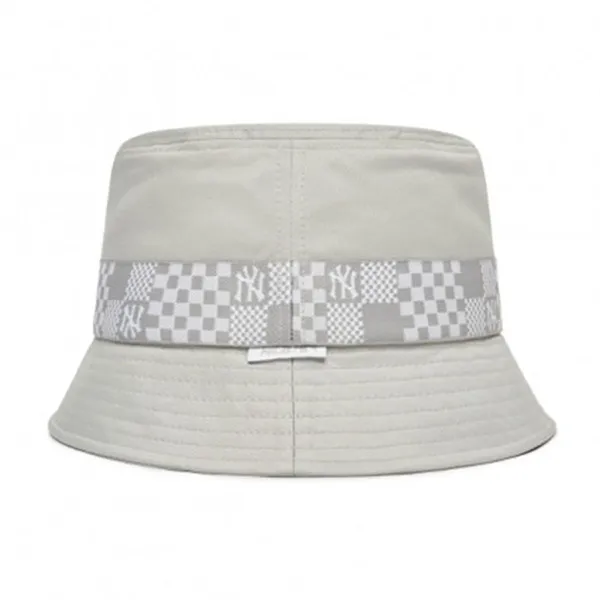 Mũ MLB Checker Board Bucket Hat New York Yankees 3AHTM042N-50GRS Màu Xám