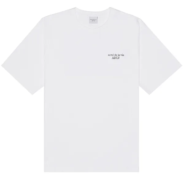 Áo Phông Acmé De La Vie ADLV Basic Short Sleeve 2 White Tee Màu Trắng Size 1 - Thời trang - Vua Hàng Hiệu