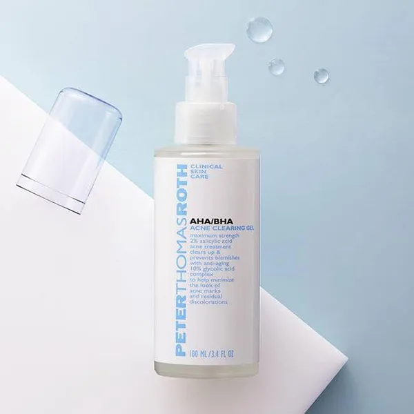 Dung Dich Hỗ Trợ Giảm Mụn Peter Thomas Roth AHA/BHA Acne Clearing Gel 100ml