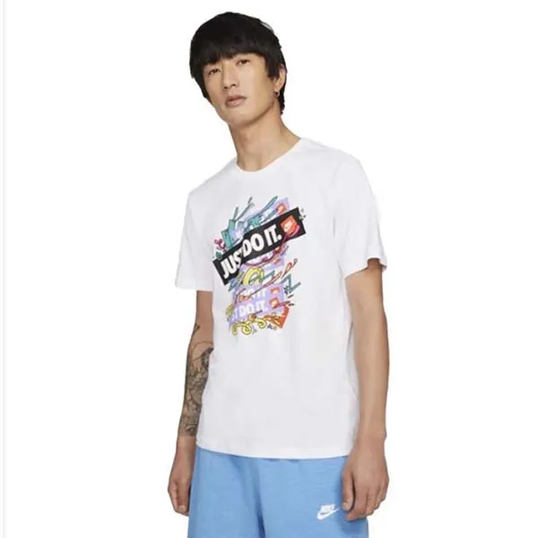 Áo Thun Nike As M Nsw Tee Jdi Illustration Tshirt Dd1263-100 Màu Trắng Size S