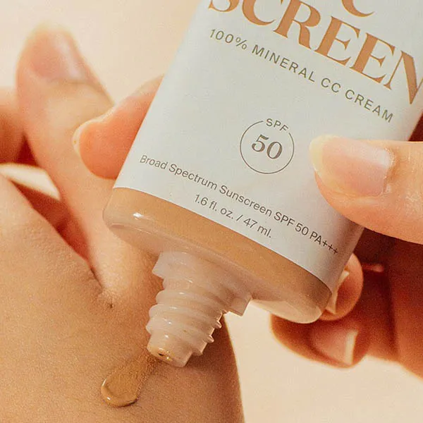 Kem Chống Nắng Supergoop! CC Screen 100% Mineral CC Cream SPF 50 47ml - Kem chống nắng - Vua Hàng Hiệu