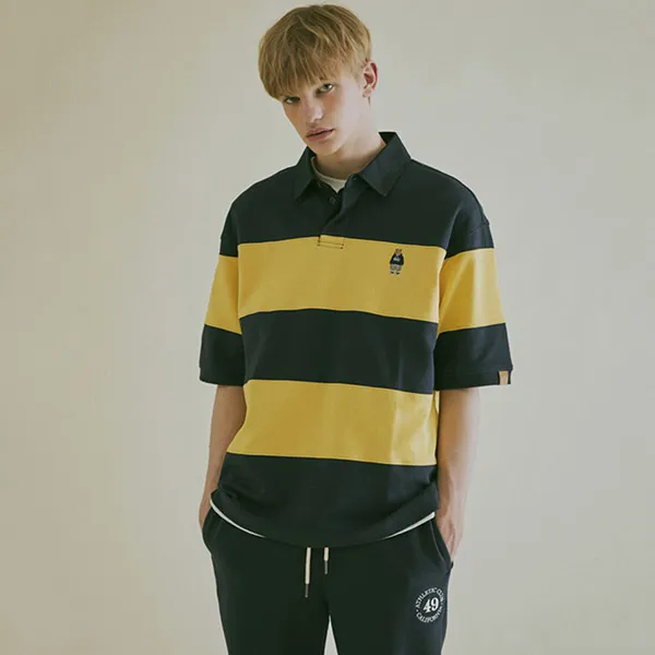Áo Polo WHOAU Steve WHHAC2435U Màu Đen Vàng - Thời trang - Vua Hàng Hiệu
