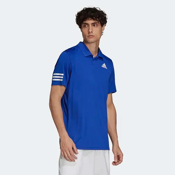 Áo Polo Adidas 3 Sọc Tennis Club H34699 Màu Xanh Dương - Thời trang - Vua Hàng Hiệu