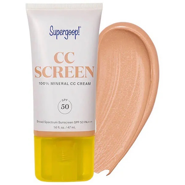 Kem Chống Nắng Supergoop! CC Screen 100% Mineral CC Cream SPF 50 47ml - Kem chống nắng - Vua Hàng Hiệu
