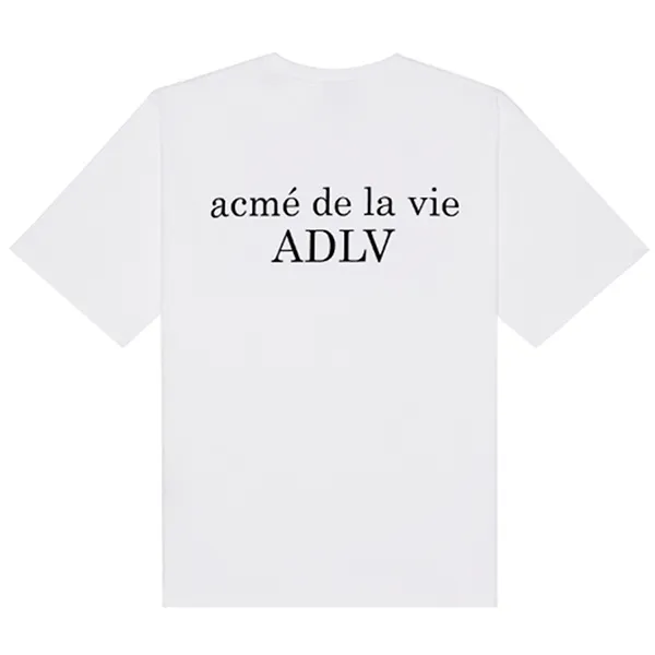 Áo Phông Acmé De La Vie ADLV Basic Short Sleeve 2 White Tee Màu Trắng Size 1 - Thời trang - Vua Hàng Hiệu