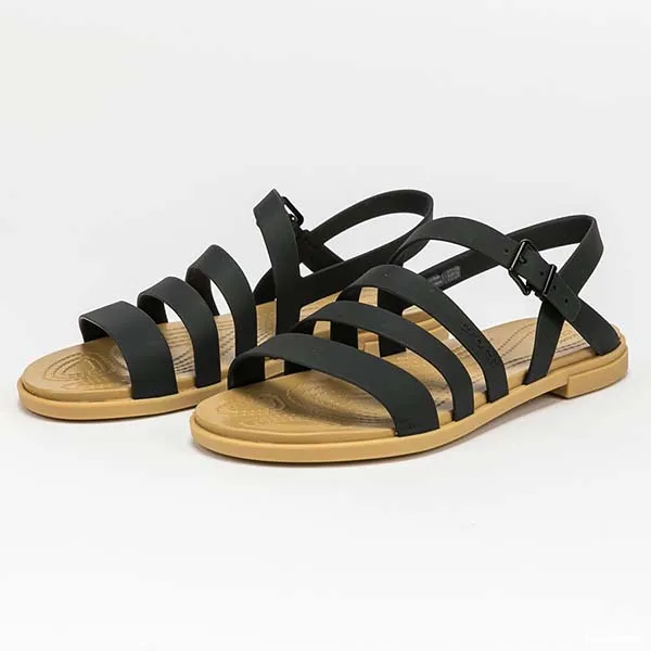 Dép Sandals Crocs Tulum Sandal W 206 107 00W Màu Đen - Dép - Vua Hàng Hiệu