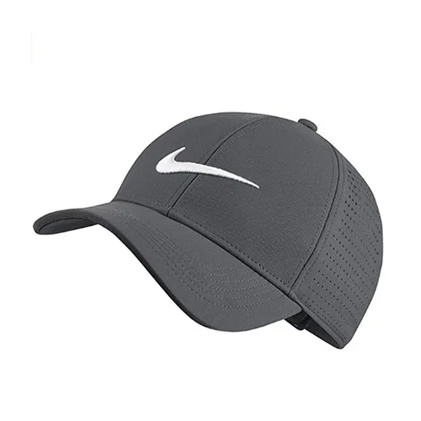 Mũ Nike Adult Golf Perfotrated Dark Grey Màu Xám Đen - Mũ nón - Vua Hàng Hiệu