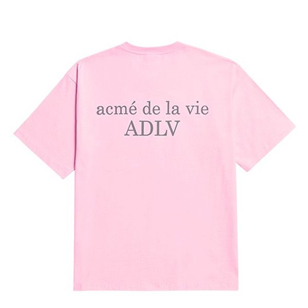 Áo Phông Acmé De La Vie ADLV Basic Short Sleeve T-Shirt 2 Pink Màu Hồng Size 1 - 3