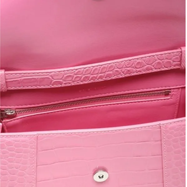 Balenciaga Hourglass XS Top Handle Bag  Pink Handle Bags Handbags   BAL222834  The RealReal