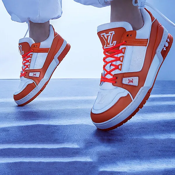 Order Giày Sneaker Louis Vuitton Trainer Orange 1A9ZC2 Màu Trắng Cam - Louis  Vuitton - Đặt mua hàng Mỹ, Jomashop online