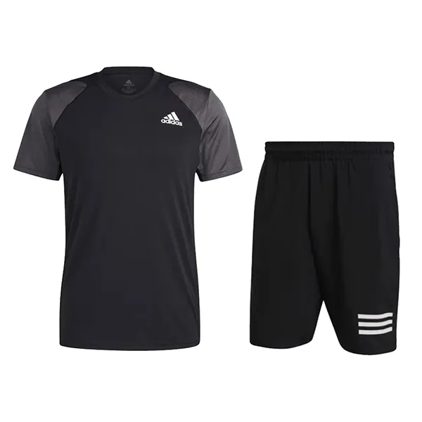 Bộ Thể Thao Adidas Club Tennis 3-Stripes GL5453 & GL5411 Màu Đen Size S - Thời trang - Vua Hàng Hiệu