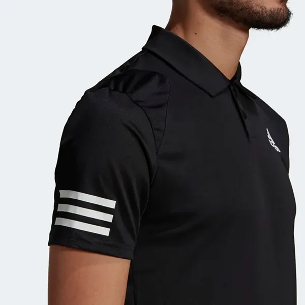 Áo Polo Nam Adidas 3 Sọc Tennis Club Màu Đen Size L