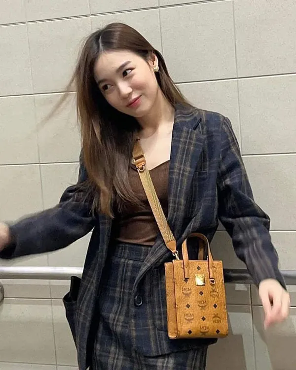 Túi Xách MCM Aren Tote In Visetos X-Mini Aren Tote Bag In Visetos And Nappa Leather Màu Nâu - Túi xách - Vua Hàng Hiệu
