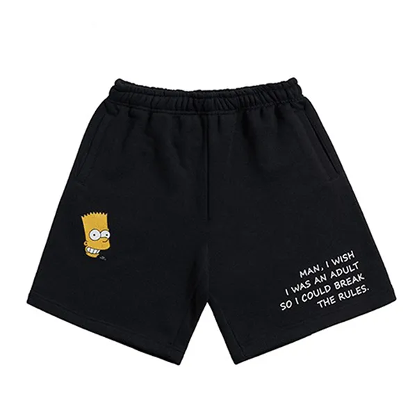 Quần Shorts Acmé De La Vie ADLV Simpsons Bart Short Pants Black Màu Đen Size 0 - Thời trang - Vua Hàng Hiệu