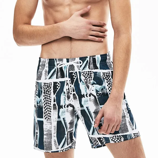 Quần Shorts Lacoste Live Maillot De Bain Blue MH8794 Phối Màu Size S - Thời trang - Vua Hàng Hiệu