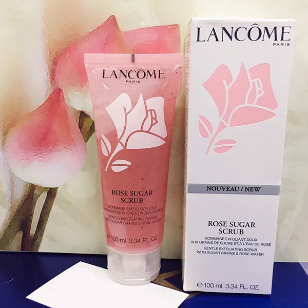 Tẩy Da Chết Lancôme Exfoliating Rose Sugar Scrub 100ml - Mỹ phẩm - Vua Hàng Hiệu