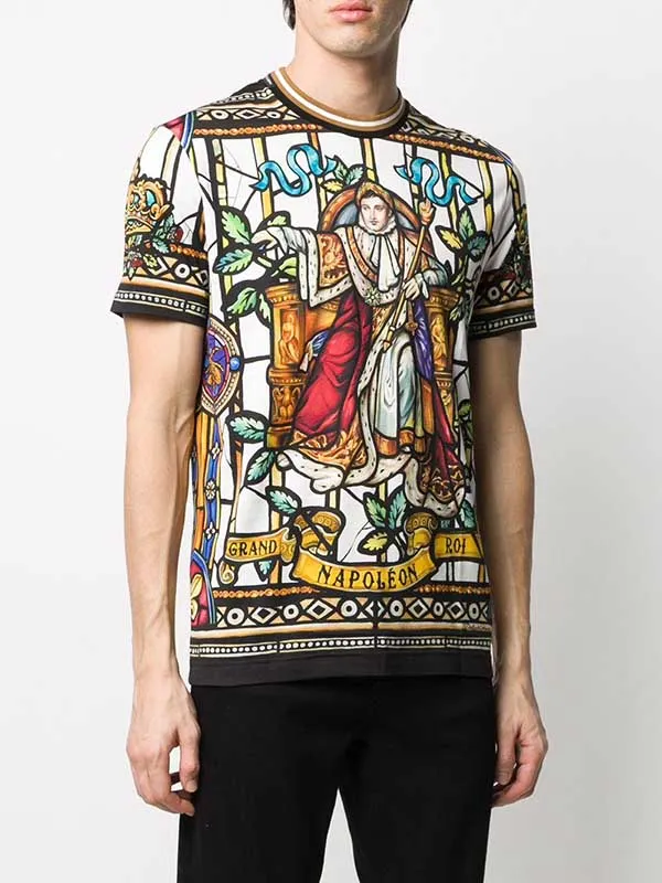 Mua Áo Phông Dolce & Gabbana Napoleon Print T-shirt In Họa Tiết - Dolce &  Gabbana - Mua tại Vua Hàng Hiệu h042384