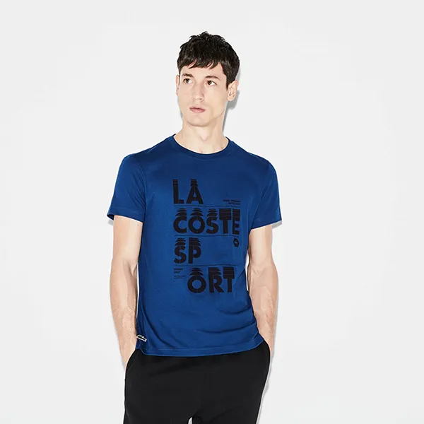 Áo Phông Lacoste Erkek Lacivert T-Shirt TH3322 PRZ Màu Xanh Blue
