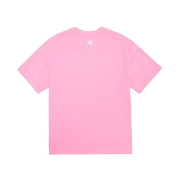 Áo Phông Unisex MLB Basic Small Logo Short Sleeve Tshirt 3ATS01023 Màu Hồng