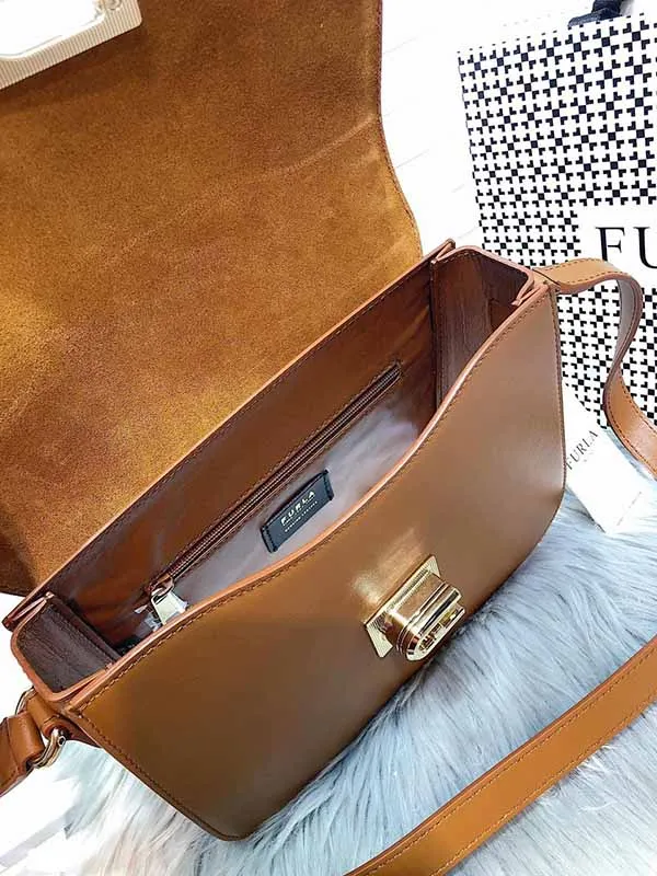 Túi Đeo Vai Furla 1927 Shoulder Crossbody Cognac H Màu Nâu